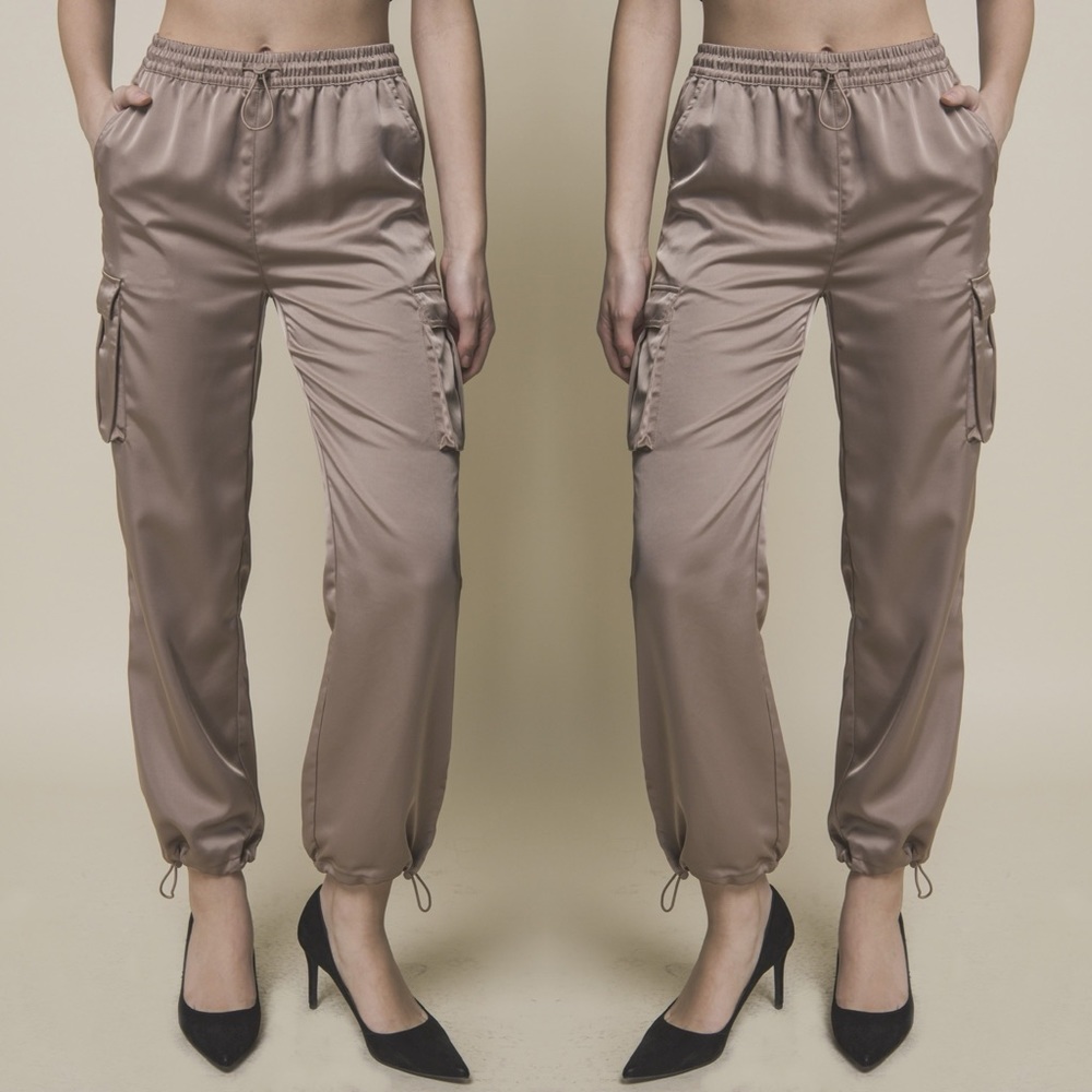 #54 Satin Glamor Joggers-NWT🏷️ - Picture 2 of 2